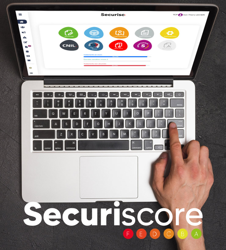 securisc SECURISC solution cyber security RGPD GDPR NIS2 PRA PCA SECURISCORE cybersecurity by ABSOMOD Group